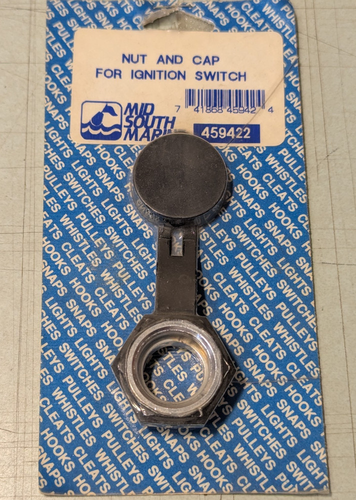 Mid South Marine Ignition Switch Nut & Cap 459422 NEW