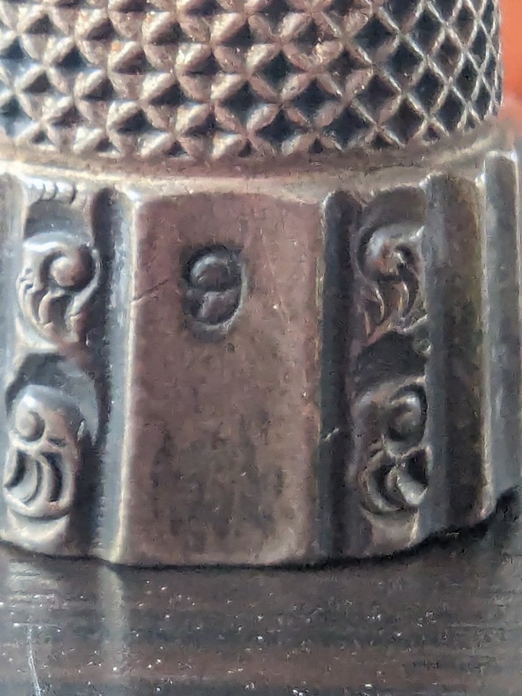 Vintage Sterling Silver Sewing Thimble Size 9
