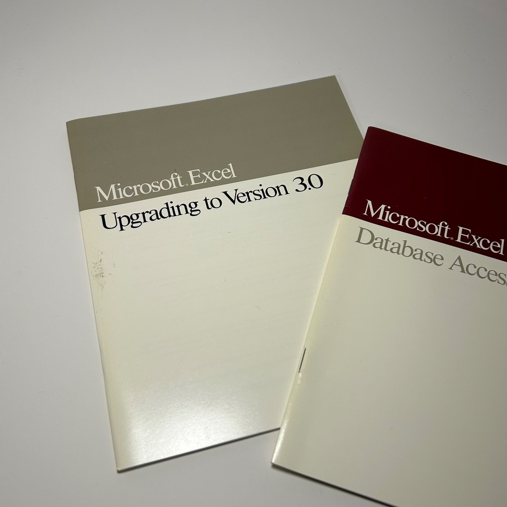 Microsoft Excel Upgrading to 3.0 & Database Access User's Guide