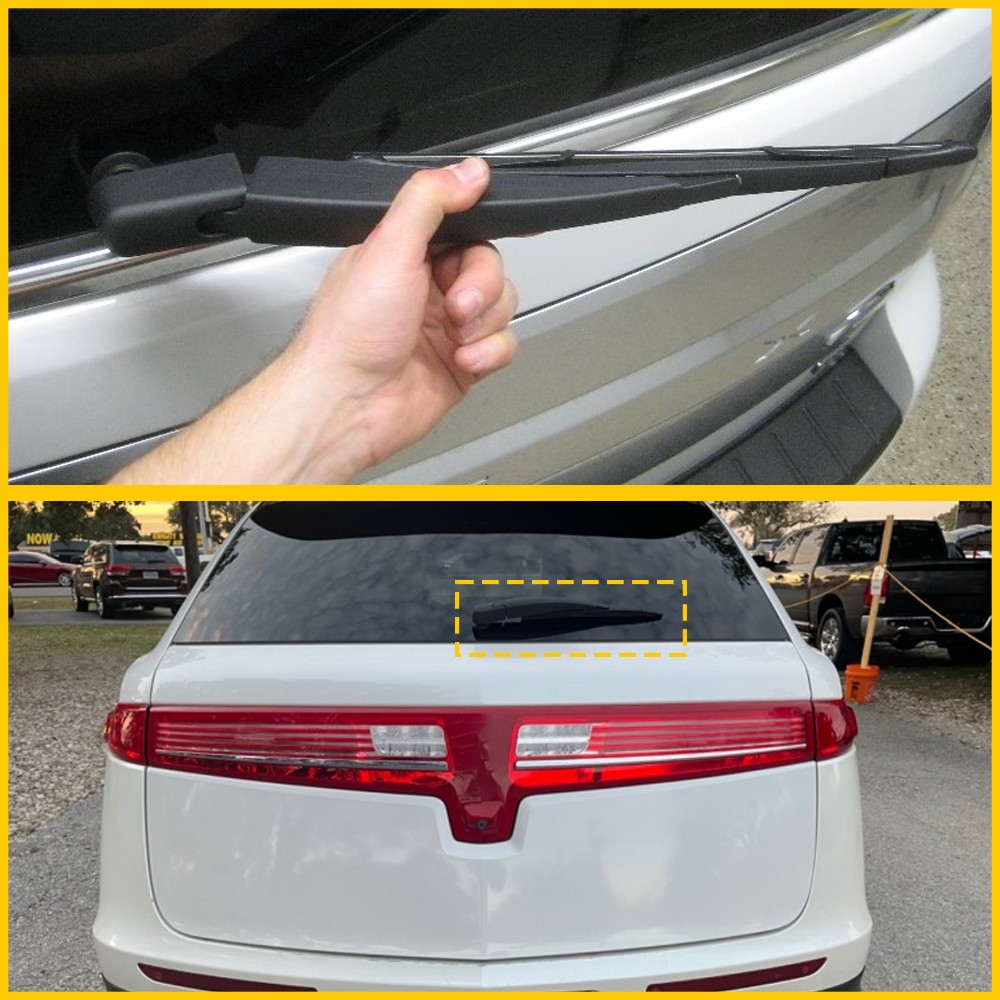 Rear Windshield Arm Wiper  Blade Set Replacement Fits For 2009-2019 Ford Flex