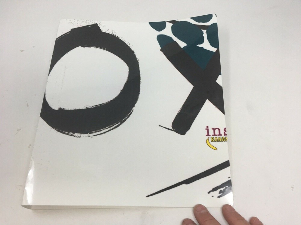 Roxy 3-ring binder, Roxy snowboard graphic, top sheet material