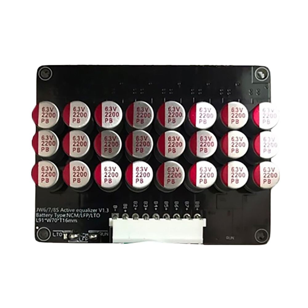 8S Capacitive Active-Balancer Ternary Li-ion Battery Equalizer Balancing Board