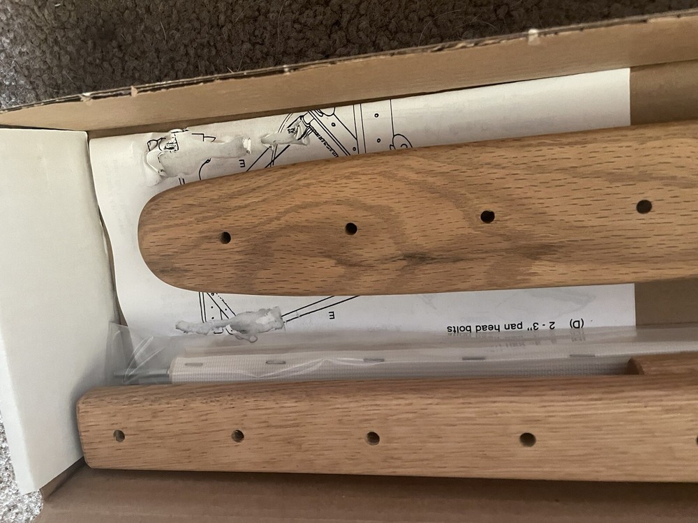 Cross Stitch/Embroidery Lap Frame and Stand NIB solid oak