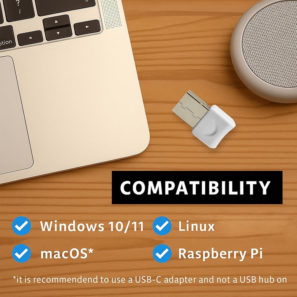 USB Bluetooth Adapter - Broad Compatibility and Easy Setup for Users