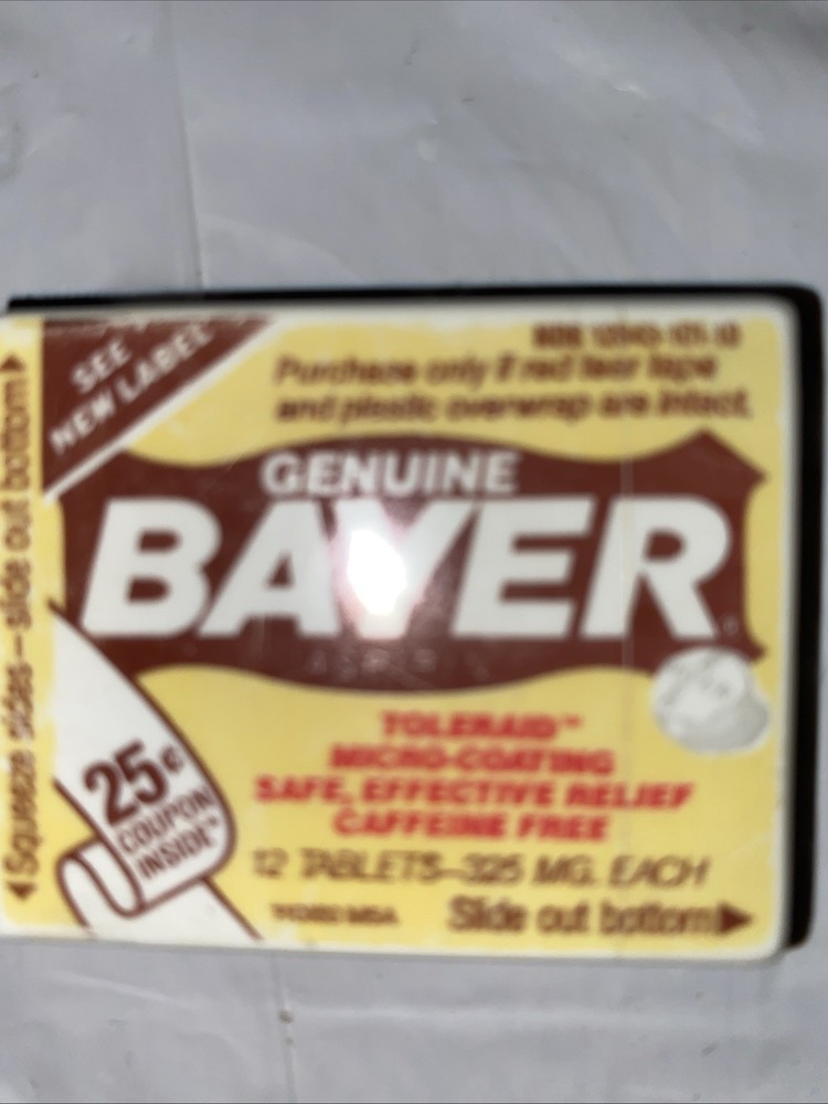 Vtg Bayer Box