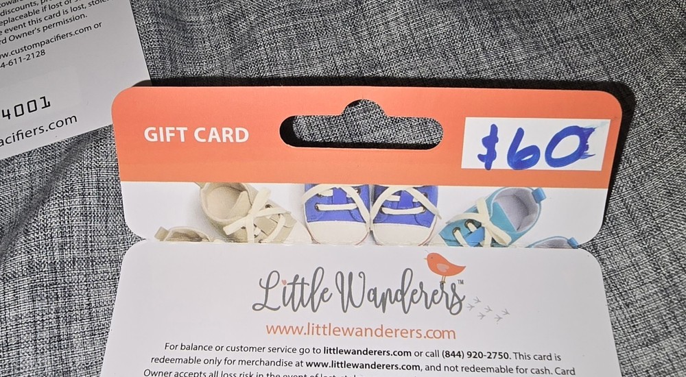 $60 Little Wanderers Gift Card