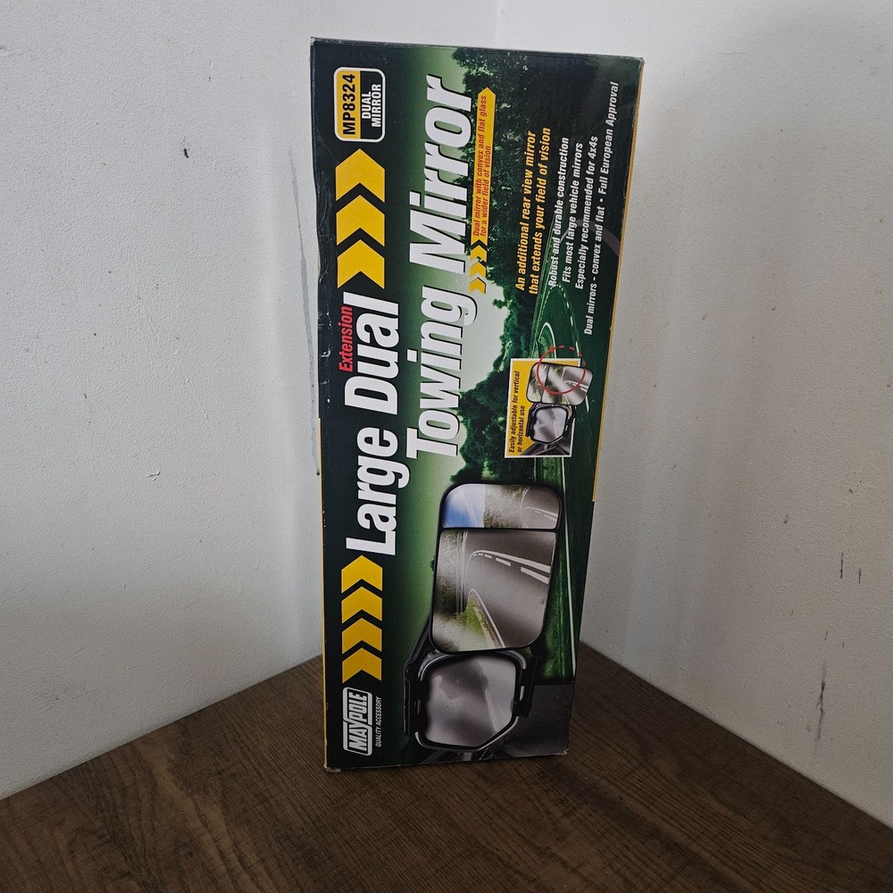 Maypole Large Dual Towing Mirror