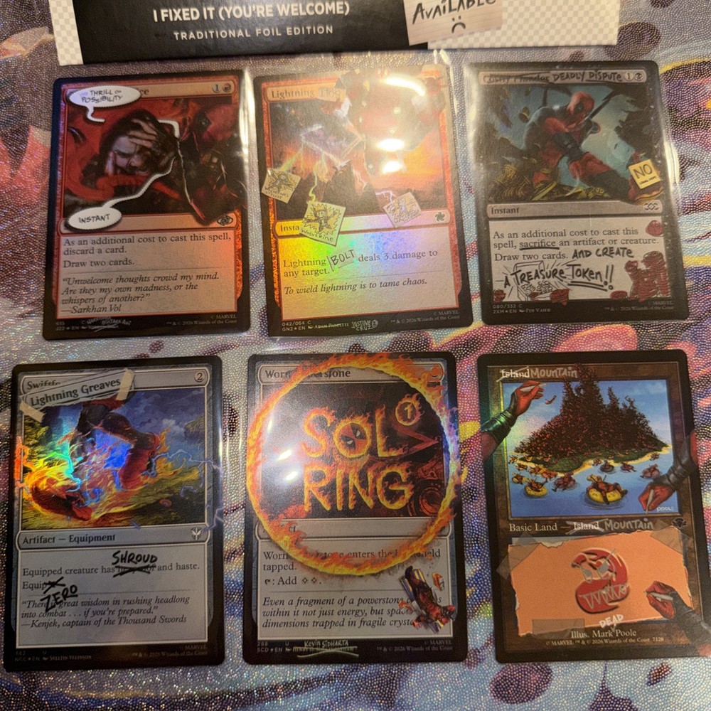 MTG Deadpool "I Fixed It (You're Welcome): Foil - Complete Set