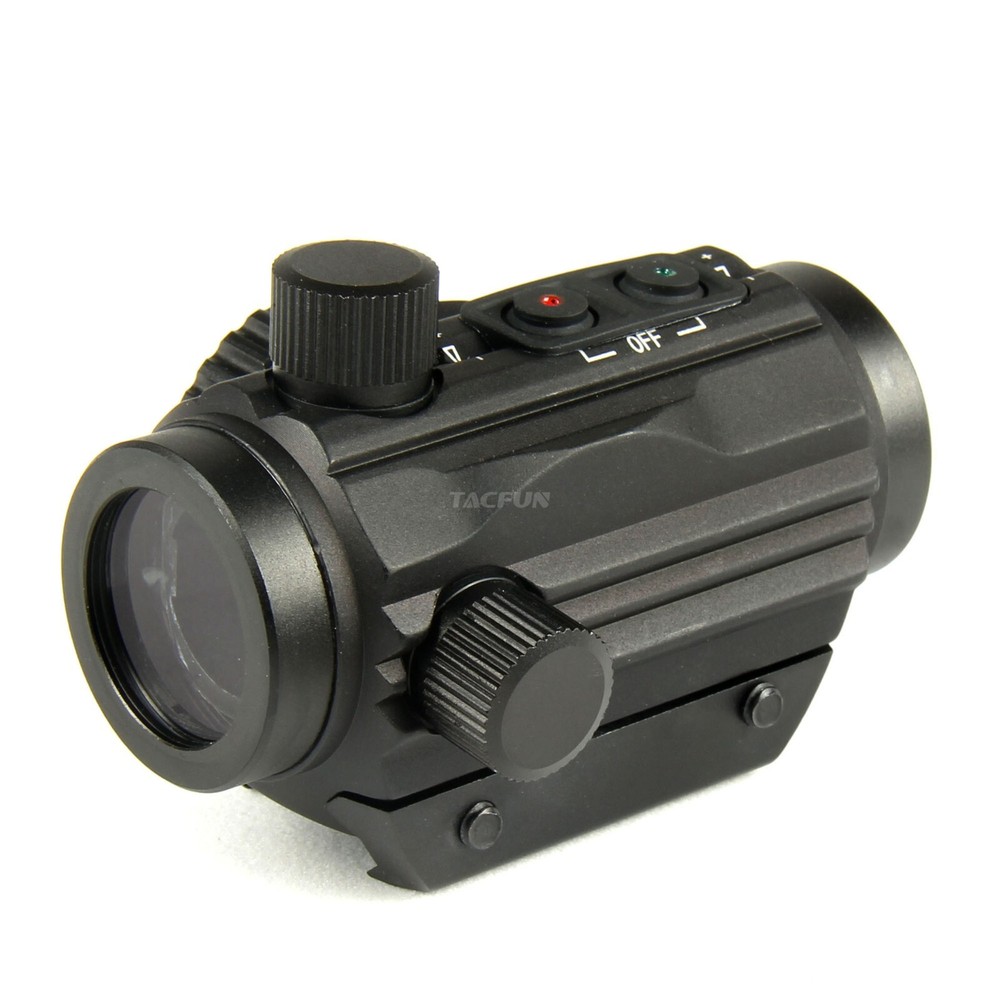 4MOA Red Green Dot Reflex Sight Low Profile Weaver Picatinny Mount