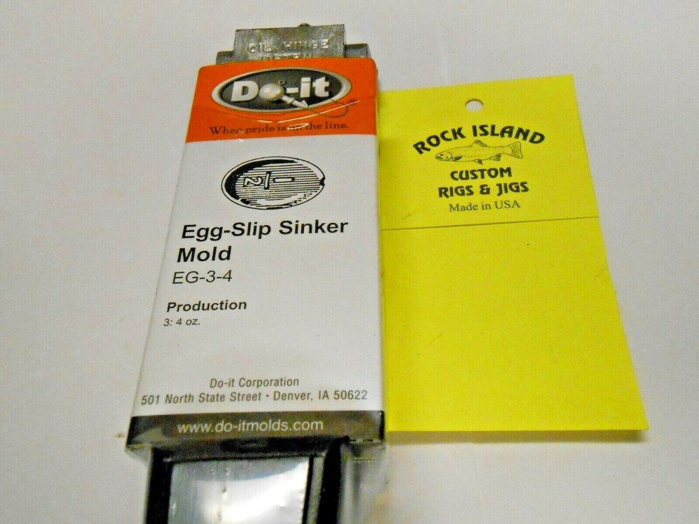 3254 DO-IT EGG SINKER MOLD 4 oz Free Shipping