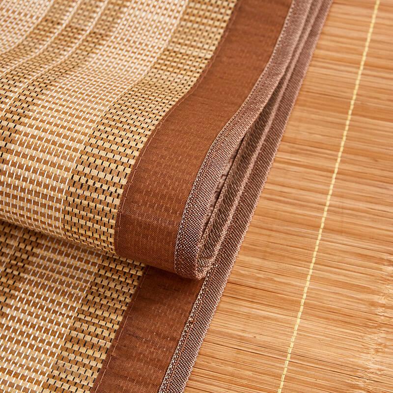 Summer Sleeping Mat For Bed Bamboo Folding Mat Rattan Cool Feeling Multi Size