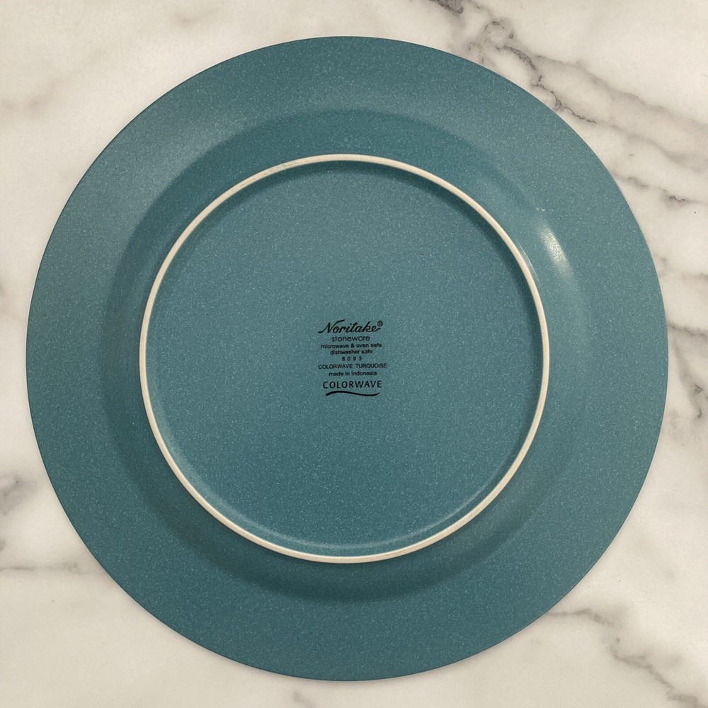 Noritake Colorwave Turquoise 8093 Dinner Plate 10.75”