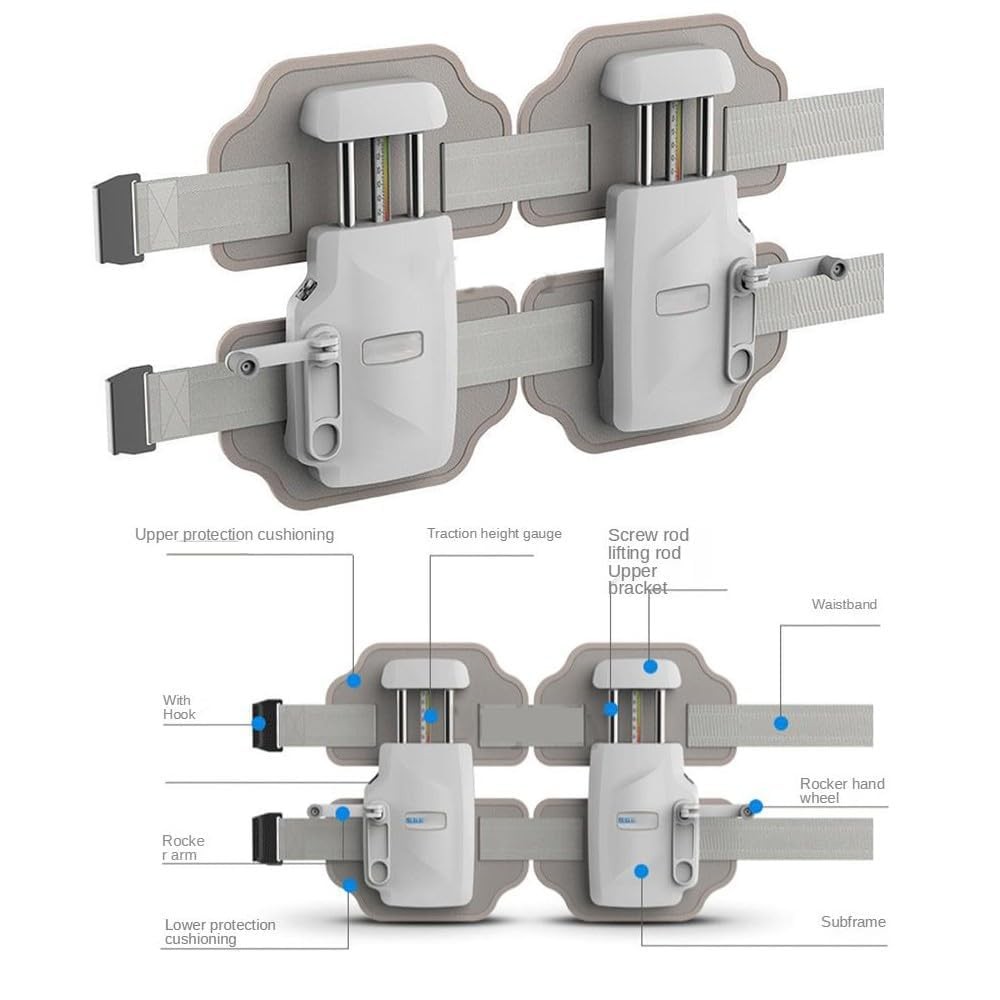 Portable Spinal Decompression Device - Lumbar Traction Belt for Home Use