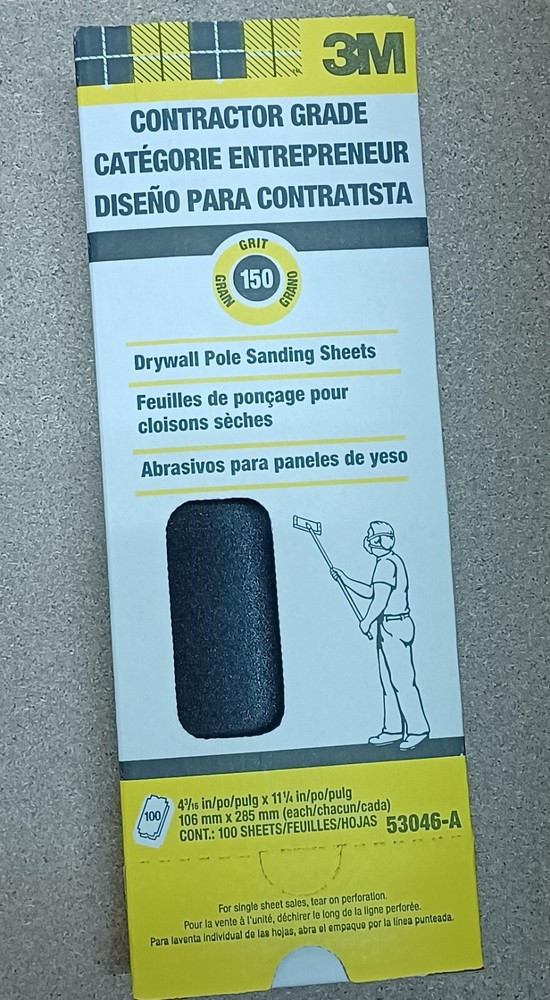 3M Drywall Sanding Sheets 53046-A PK 100