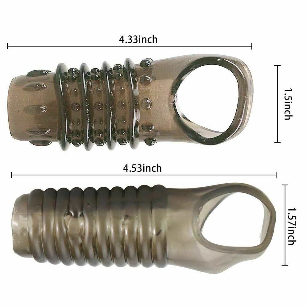 Sheath-Penis Extender-Erection-Enlarger Enhancer Delay Sleeve Girth Extender Men
