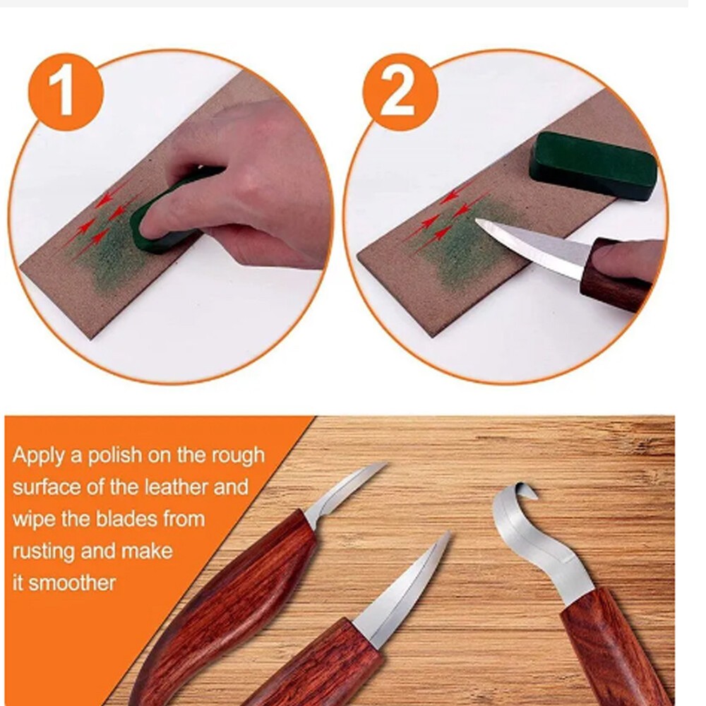 10 Piece Wood Carving Tools Hand Chisel Tool Set Professional Woodworking Gouges