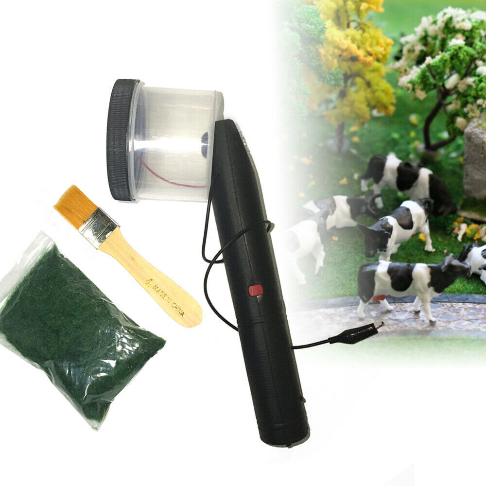 Static Grass Flock Applicator Handheld Strong Power Advanced Flocking Scenery