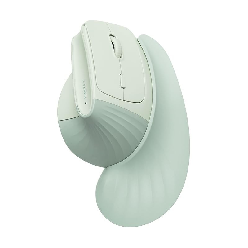 Green Wireless Vertical Ergonomic Mouse Large Hands 4000 DPI Bluetooth Mac PC