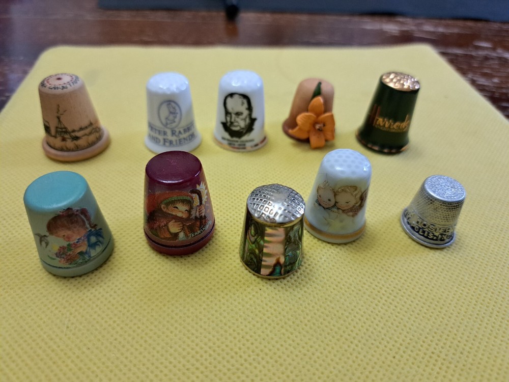Various Lot Of Thimbles