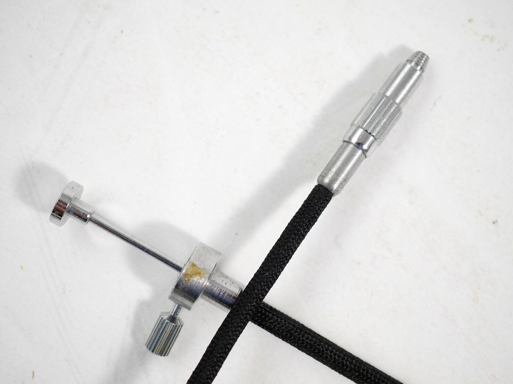 LONG Camera mechanical cable release ~ Cloth ~20" Made in Japan Nice - #11