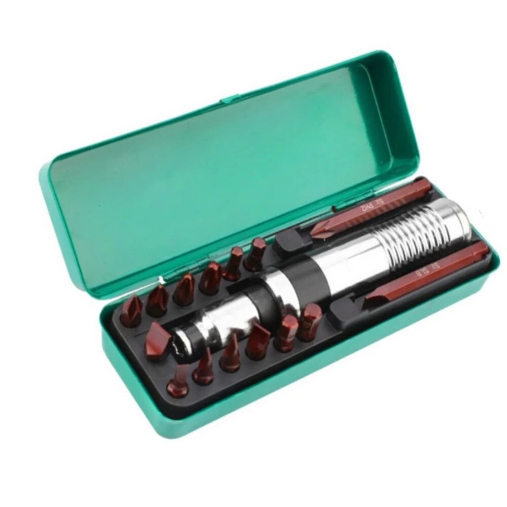 16PCS Impact Screwdriver Bit Handle Set Multi-Functional Industrial Heavy-Duty