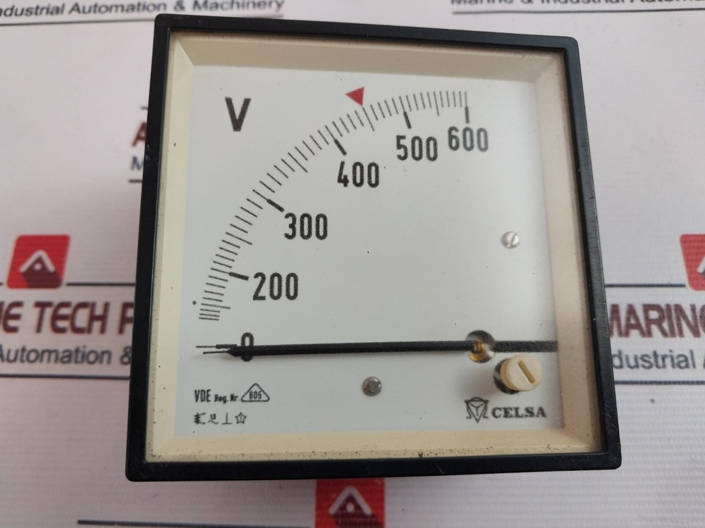 Celsa Voltmeter 0-600V