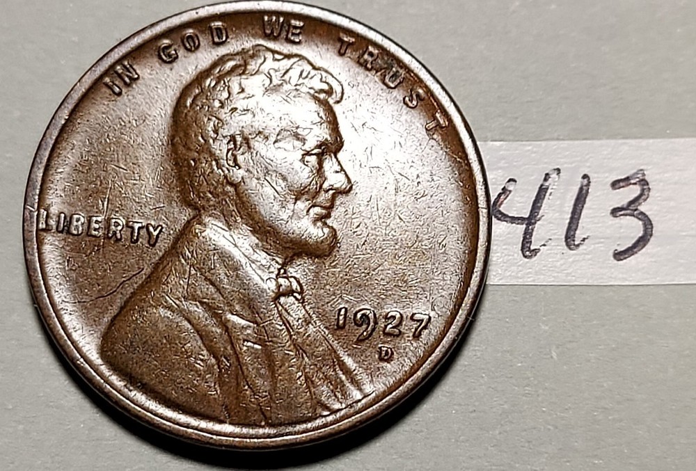1927-D Lincoln Wheat Cent #413