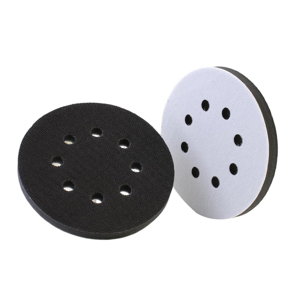 5 Pack 5 Inch Soft Sponge Interface Pad for Sanding Pad Hook&Loop Sanding Discs
