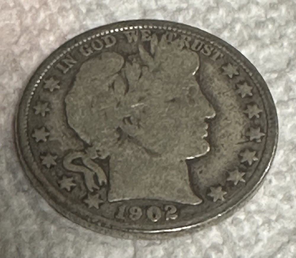 1902-S Barber Half Dollar