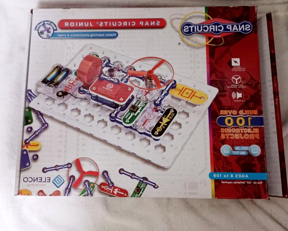 Snap Circuits Jr. 100-In-One Electronics Kit-SC-100