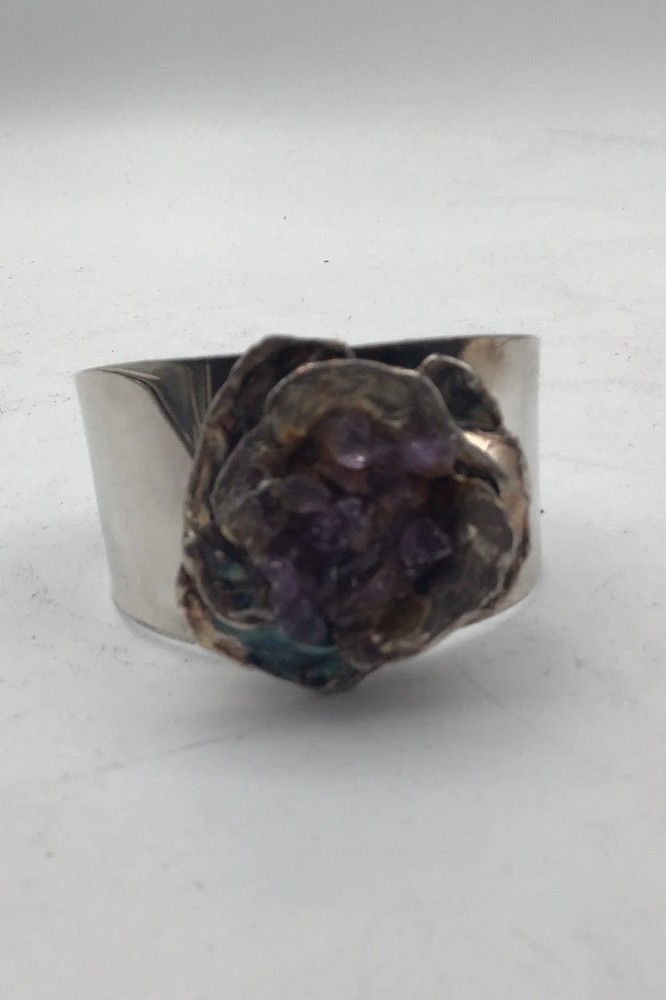 Jacob Hull Buch + Deichmann Silver plated bangle