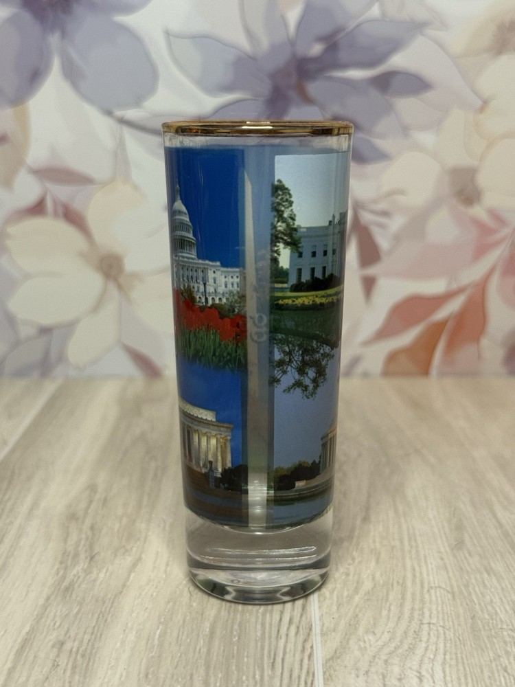 Washington DC Monuments Shot Glass