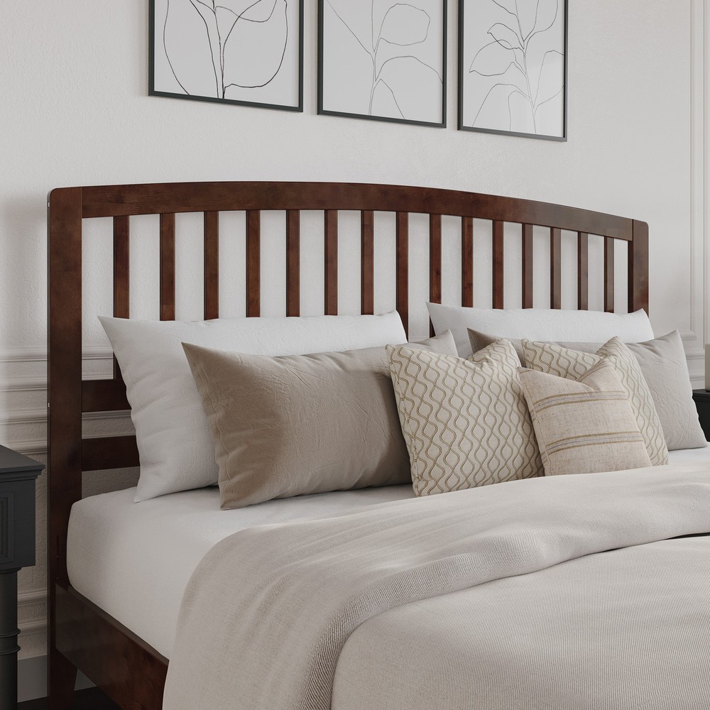 Richmond King Wood Headboard in Walnut