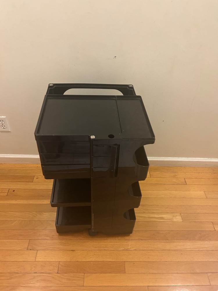 JOE COLOMBO BOBY TROLLEY ORGANIZER BLACK