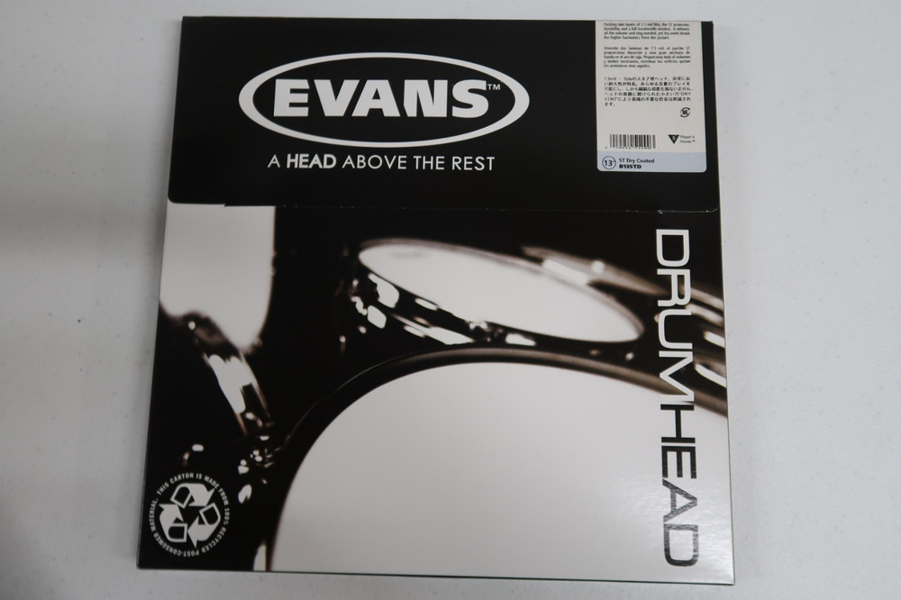 Evans ST Dry Coated B13STD Drumhead 13"