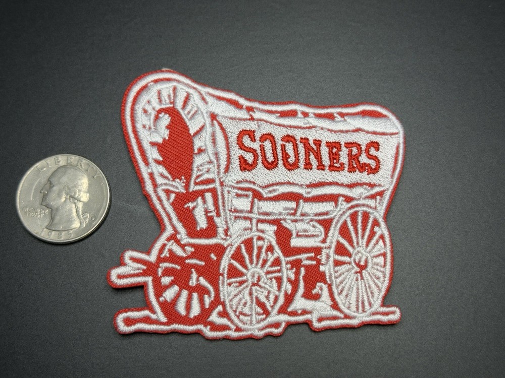 Oklahoma Sooners Embroidered Iron On Patch