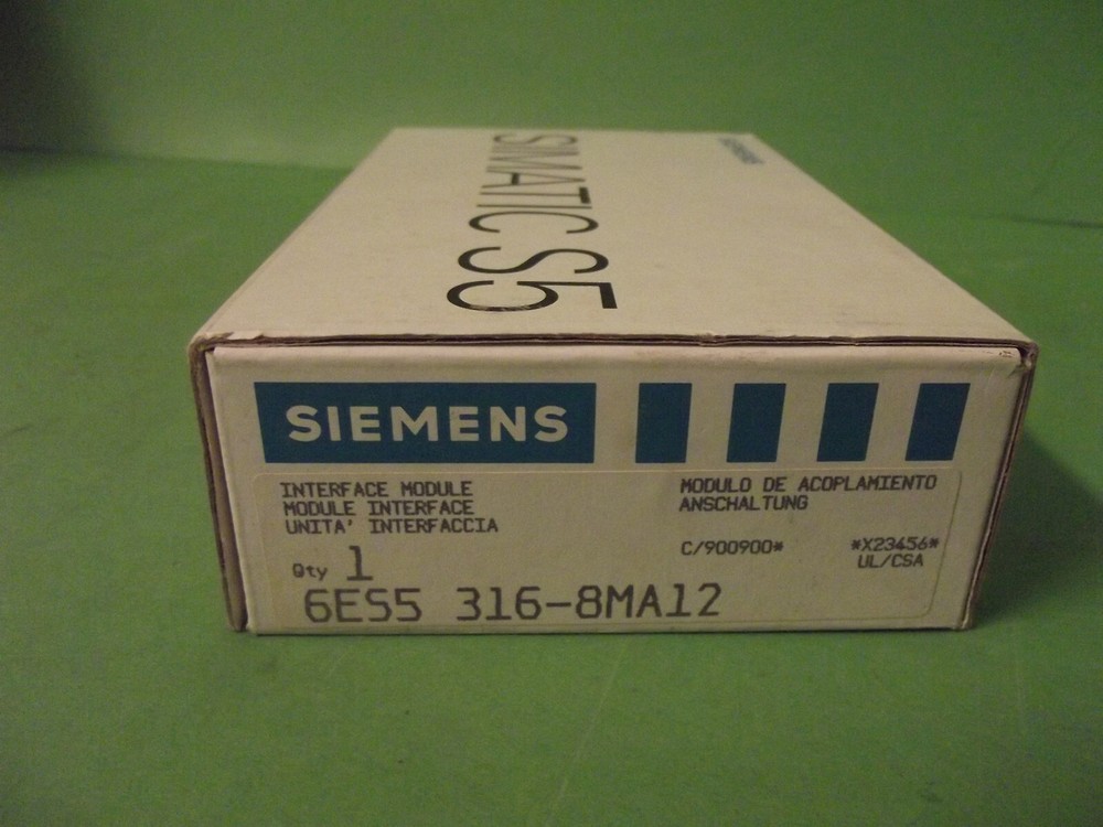 SIEMENS SIMATIC S5 100U 6ES5 316-8MA12 INTERFACE MODULE