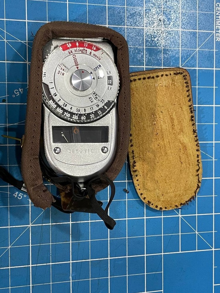 SEKONIC AUTO-LEADER MODEL 38 CAMERA EXPOSURE METER WORKING