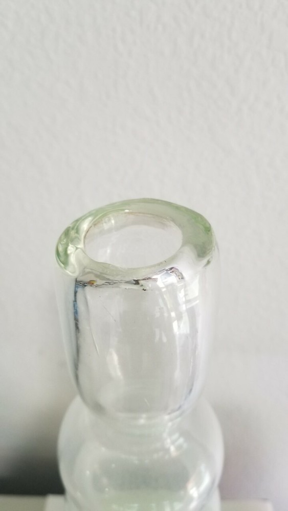 INHALE®️18" HEAVY DUTY SOFT GLASS GREEN WITH PULL STEM
