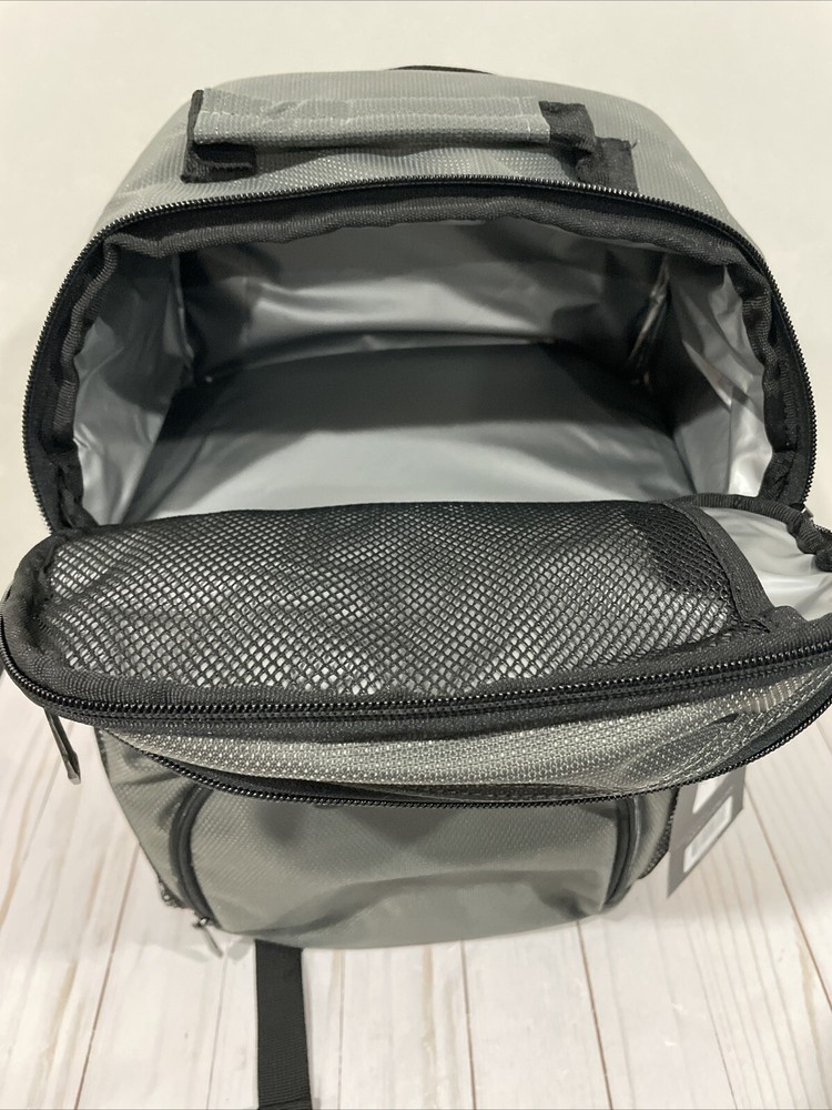 NWT Wolverine 18-Can Cooler Backpack Durable Nailhead Nylon Dual Compartment