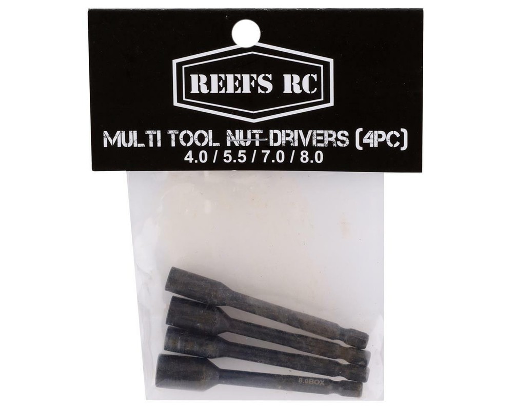Reefs RC Multitool Metric Nut Driver Bits (4) [SEHREEFS106]