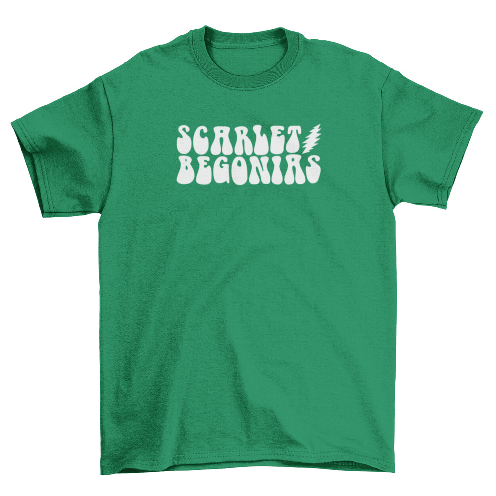 scarlet begonias custom tshirt