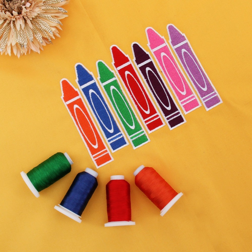 Threadart Polyester Embroidery Machine Thread Sets - 500M Cones - 7 Sets Avail.