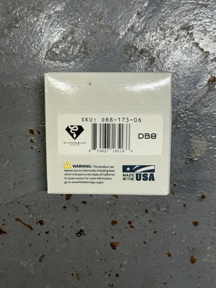 Diamondback Nozzles – MK8 Compatible – Polycrystalline Solid Diamond Tip .6mm