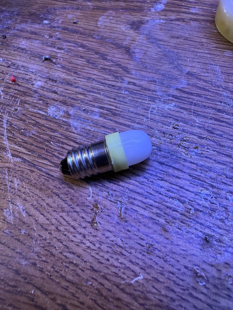 Vintage Heathkit IM-18 voltmeter pilot lamp LED .