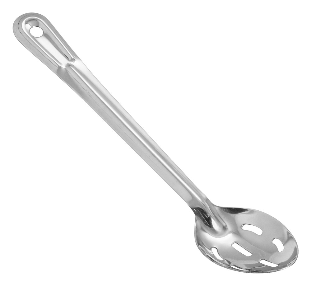 13" Slotted Basting Spoon, 1.5mm, S/S (12 Each)
