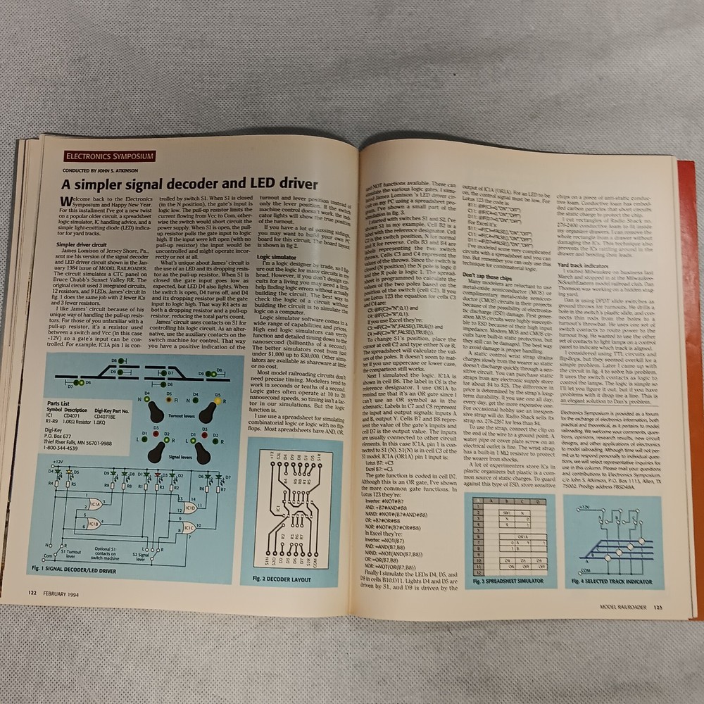 Model Railroader Magazine February 1994