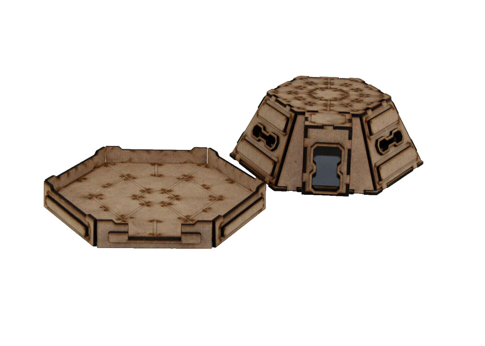 28mm Terrain Laser Craft Workshop Sector 38 Pillbox