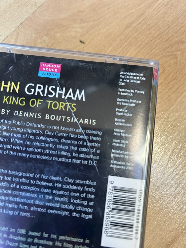 John Grisham Audio Cassette Bundle x 6