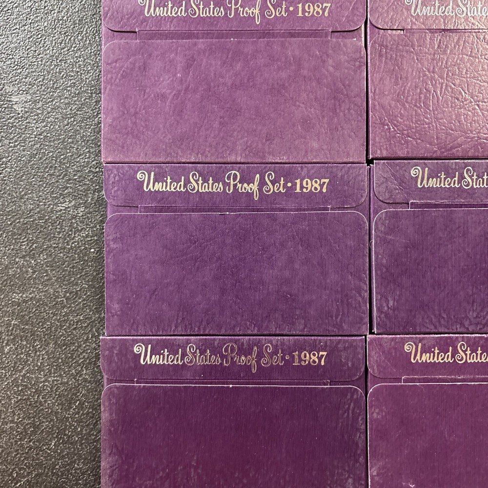1987-S Clad Proof Sets LOT OF 10
